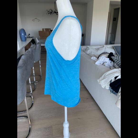 Lululemon Blue Racerback Tank Top Lightweight Athletic Yoga Gym Top Size S - Picture 13 of 14